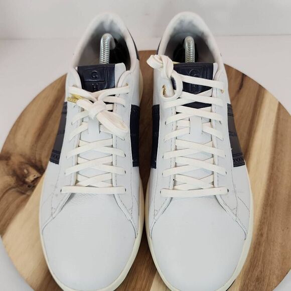 Cole Haan GrandPrø Tennis Sneaker Men's Size 10 M White & Blue - Picture 3 of 12
